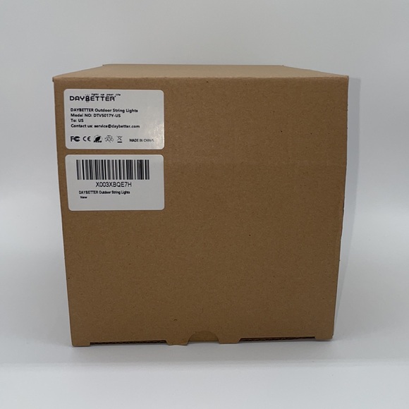 50ft Patio String Lights Globe LED Outdoor Edison Vintage Bulbs, Waterproof - Picture 9 of 10